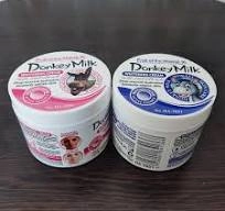 کرم سفید کننده شیر الاغ HA-3050 صورتی ا WHIETENING CREAM Donkey Milk HA-3050 pink - آبیHA-3051